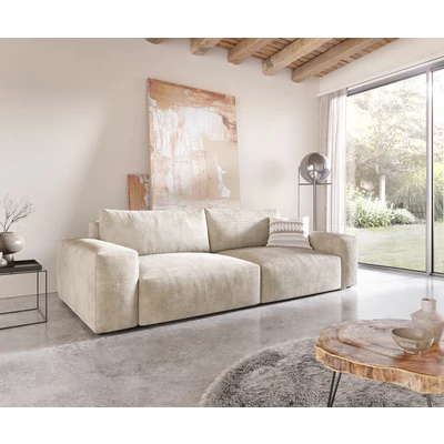 Abbildung von Big Sofa Lanzo XL 270x130 cm Cord Beige