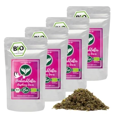 Abbildung von Azafran BIO Himbeer Blätter Himbeerblätter Tee lose getrocknet Himbeerblättertee 1kg