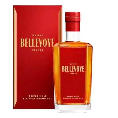 Abbildung von Bellevoye Whisky Triple Malt Französischer Rouge Goldmedaille Concours Agricole de Paris 2020 43 % Alkohol Herkunft: 100 Frankreich 70 cl