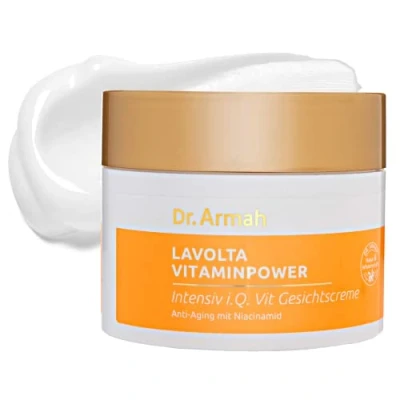 Abbildung von LAVOLTA natürliche Vitamin Anti Aging Gesichtscreme, 100ml Gesichtsserum mit Niacinamid, pflanzlichem Retinol Ersatz, Sheabutter, E &amp; Q10 veganes silikonfreies Serum