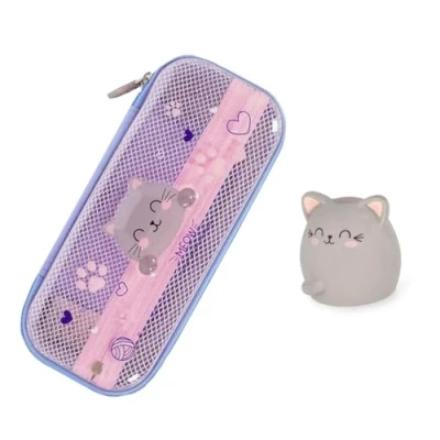 Abbildung von LEGAMI Wonderwow Federmäppchen Kitty mit Radiergummi