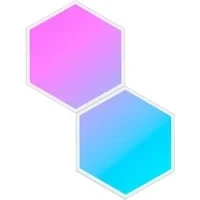 Abbildung von Govee LED Panel Glide Hexa Light Panele Erweiterungspaket (2 Panels), fest intergriert