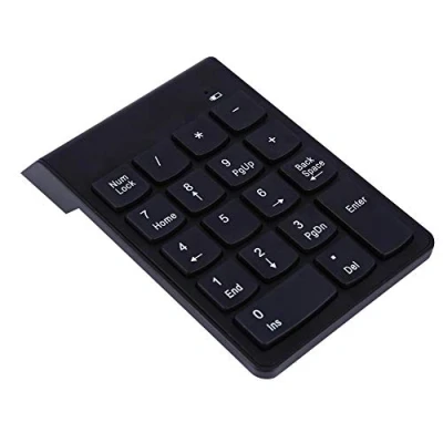 Abbildung von Garsent USB Nummernblock, Nummerische Tastatur 18Tasten Ziffernblock für PC, Notebook Dateneingabe