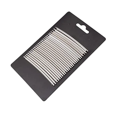 Abbildung von Musiclily Edelstahl 2,9 mm Gitarren Bunddraht 24 Frets Guitar Jumbo Fret Wire Set für Strat Tele LP SG E Gitarre/Bass, Chrom