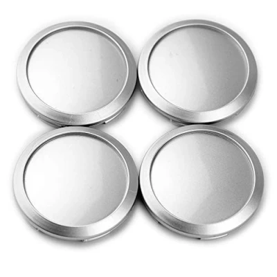 Abbildung von RhinoTuning 4 Stück Radnabenkappen für Nabendeckel OD 64 mm ID 60 mm, Silber Radnabenabdeckung Geeignet Mustang Rad, BR3Z 1130 B 1LB74TRMAB C 053 Felgendeckel