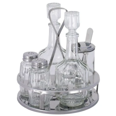Abbildung von Contacto Menage Set, (Set, 5 tlg), für Salz/Pfeffer Essig/Öl Senf