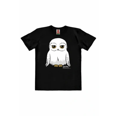 Abbildung von Logoshirt Harry Potter Hedwig Tshirt print für Kinder, Größe: 164, Schwarz