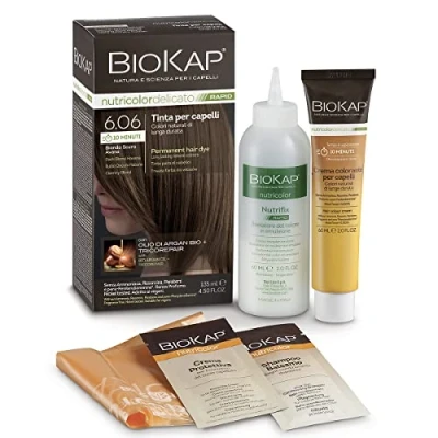 Abbildung von Bios Line Biokap Nutricolor Delicato Rapid Tinta Capelli 6.06 Biondo Scuro Avana