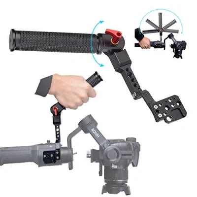 Abbildung von 200 Grad Verstellbarer Griff für DJI Ronin S SC Gimbal Stabilisator, ergonomisches Design, Gummigriff, perfekt jeden Winkel