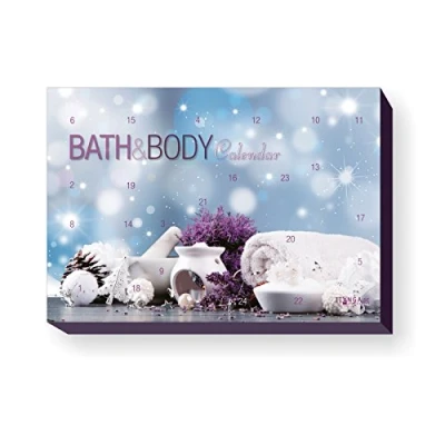 Abbildung von ACCENTRA Aufkleber itenga Adventskalender Bath &amp; Body Motiv Spa / Lavendel