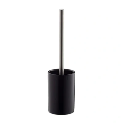 Abbildung von Relaxdays 2 x WC Garnitur Keramik im Set, Bürstenhalter mit Toilettenbürste, Wechselbürstenkopf, freistehend, 36 cm, schwarz