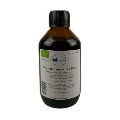 Abbildung von Sala Nachtkerzenöl kaltgepresst bio food grade (250 ml Glasflasche)