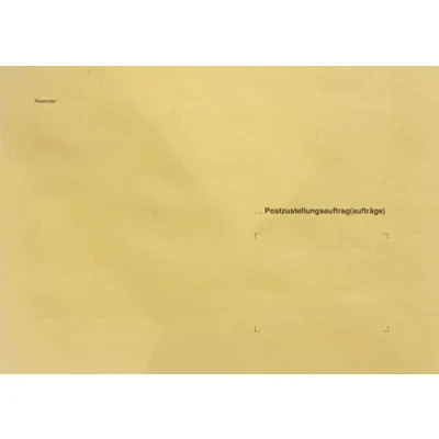 Abbildung von RNK Postzustellung Äußerer Umschlag B5 nassklebend VE=100 Stück
