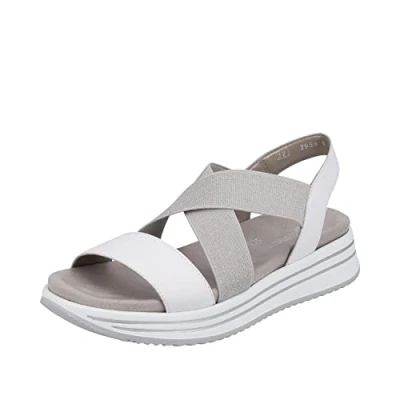 Abbildung von Remonte Plateausandalette, Damen, Größe: 41, Weiss Schuhe