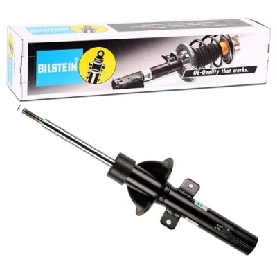 Abbildung von BILSTEIN B4 OE Replacement 22 045553 Stoßdämpfer Vorderachse Gasdruck Zweirohr Federbein unten Platte, oben Stift FORD: Fiesta 4, Mk4