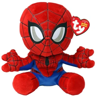 Abbildung von Ty® Kuscheltier Ty Beanie Babies Marvel Spiderman 15 cm (NEU &amp; OVP)