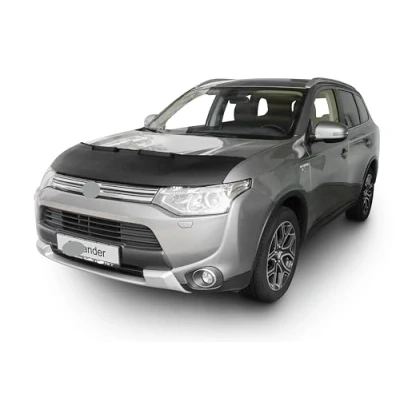 Abbildung von ab 00823 Auto Bra kompatibel mit Mitsubishi Outlander Bj. 2012 Haubenbra Steinschlagschutz Tuning Bonnet