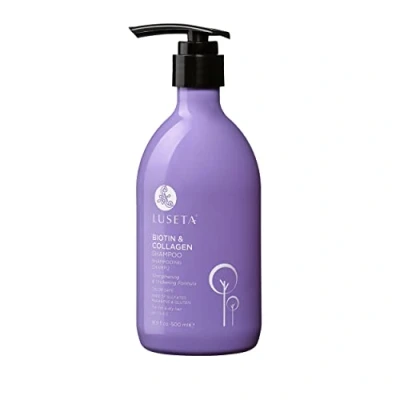 Abbildung von Luseta Biotin &amp; Kollagen Shampoo und Conditioner Verdickung für Haarausfall schnelles Haarwachstum angereichert mit Arganöl zur Reparatur von geschädigtem trockenem Haar sulfatfrei, Parabenfrei