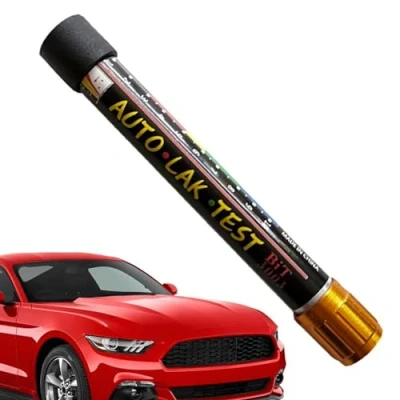Abbildung von Nizirioo Farbdickenmessgerät Lackprüfer Lacktester Lackmessgerät Auto Autolack Tester mit Magnetspitzenskala, Blechtester Lackfilmstift für Karosserie Schadens Detektor, Crash Test Check