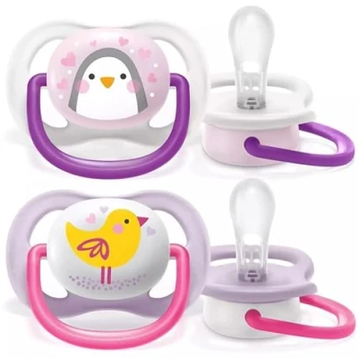 Abbildung von Philips Avent Schnuller Ultra Air Girl Peng/Bird 0 6m