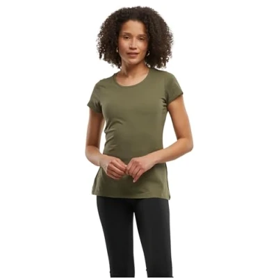 Abbildung von Build Your Brand Damen BB012 Ladies Basic Tee T Shirt, Olive, 4XL