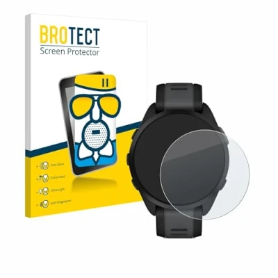 Abbildung von BROTECT Entspiegelungs Schutzglas für Garmin Forerunner 165 Schutz Folie Panzerfolie Glas Matt [Extrem Kratzfest 9H, Anti Reflex, Fingerprint]
