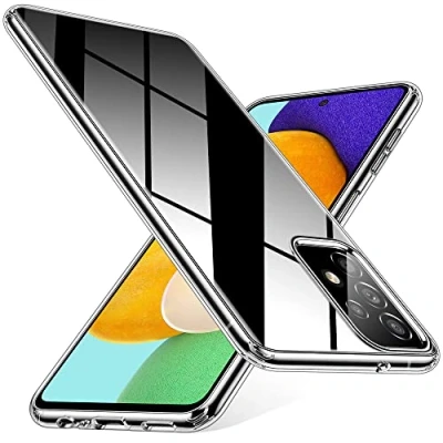 Abbildung von HOOMIL Clear Serie für Samsung Galaxy A52/A52s 5G Hülle Transparent [Extrem Kristallklar] [Unzerstörbarer Militärschutz] Handyhülle Weich Silikon Case Stoßfeste Dünne Schutzhülle Durchsichtig
