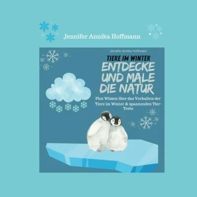 Abbildung von Tiere im Winter. Male und Entdecke die Natur Band2