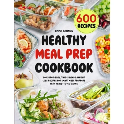 Abbildung von Healthy Meal Prep Cookbook: 600 Super Easy, Time Saving &amp; Weight Loss Recipes For Smart Preppers With Ready To Go Dishes (Low Carb, Vegetarian, Vegan, Plant Based, and More)