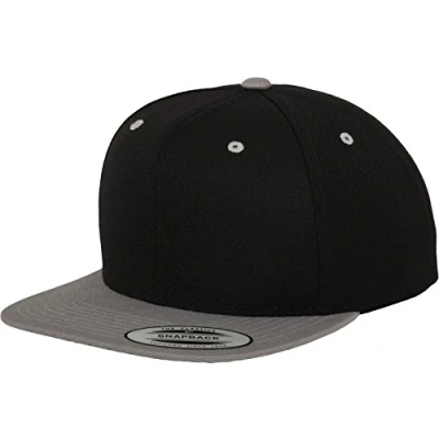 Abbildung von Flexfit Classic Snapback 2TONE Cap, Größe: One Size, Black/silver
