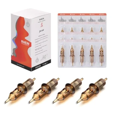 Abbildung von HAWINK Tattoo Cartridges Needles 50PCS Nadeln Set Mix #12 Standard 3 5 7 9RL &amp; 9RS 7M1 11M1, Professional Zubehör für Künstler und Anfänger EN02 50KIT B