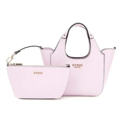 Abbildung von Guess Helina MINI TOTE SET Handtasche, Damen, Größe: One Size, Orchid