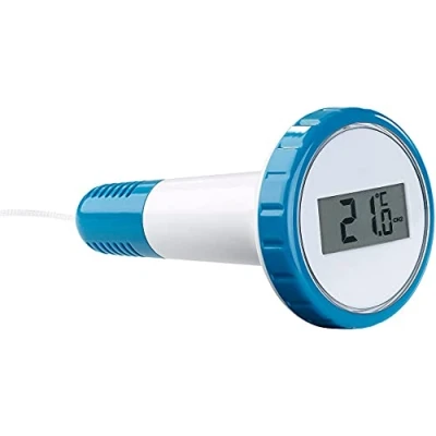 Abbildung von infactory Zubehör zu Thermometer wasserdicht: Zusätzliches Funk Poolthermometer für PT 250, wasserdicht IPX8 (Funk Thermometer, Wasserthermometer, Unterwasser)