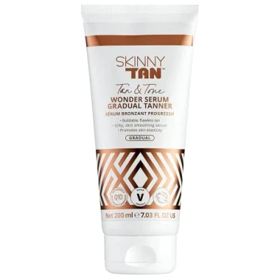 Abbildung von Skinny TAN AND TONE Serum Gradual Tanner Selbstbräuner, Größe: 200 ml,