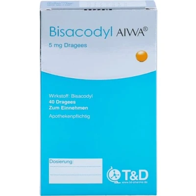 Abbildung von Bisacodyl AIWA 5 mg Dragees 40 St