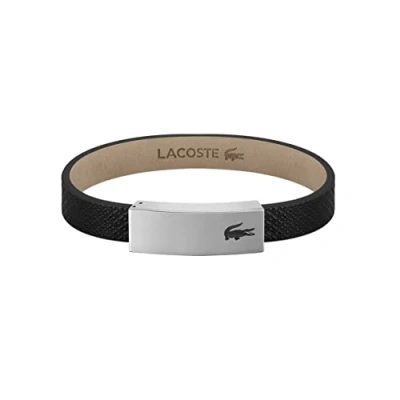 Abbildung von Lacoste PORT Bracelet Armband, Herren, Größe: One Size, Black