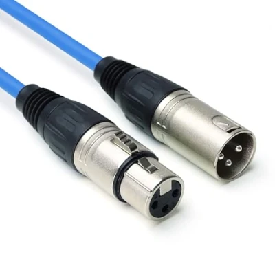 Abbildung von keepdrum DMX004 BL 15m DMX Kabel Blau 3 pin XLR