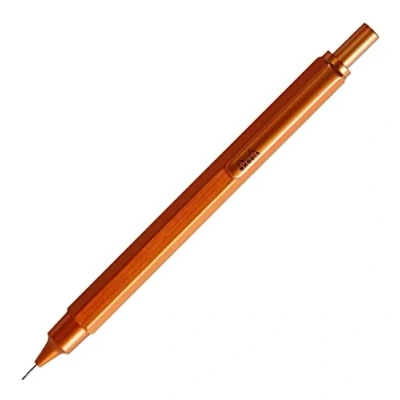 Abbildung von Rhodia 9398C Drehbleistift (0,5 mm scRip, ideal für Ihre Notizen und technische Zeichnungen, praktisch elegant) 1 Stück, orange