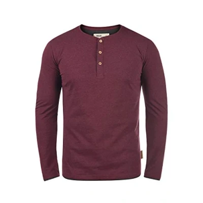 Abbildung von Indicode Jeans Idgifford Langarmshirt, Herren, Größe: XL, Dark red