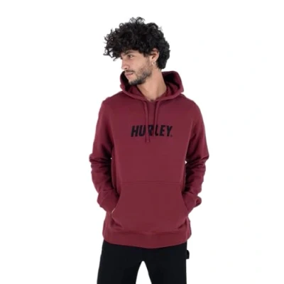 Abbildung von Hurley Herren Fastlane Solid Po Fleece Sweatshirt, Russet, XL