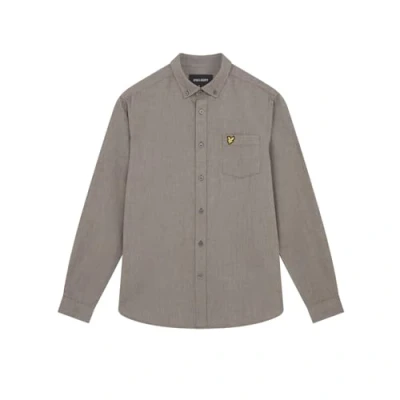 Abbildung von Lyle &amp; Scott Regular FIT Light Weight Oxford Hemd, Herren, Größe: Medium, Cove mountain moss