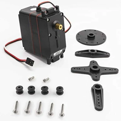 Abbildung von Adapter Universe Metall RC Servo Motor 33Kg Lenkung Getriebe Carbon Fighter Racer Breaker MT6