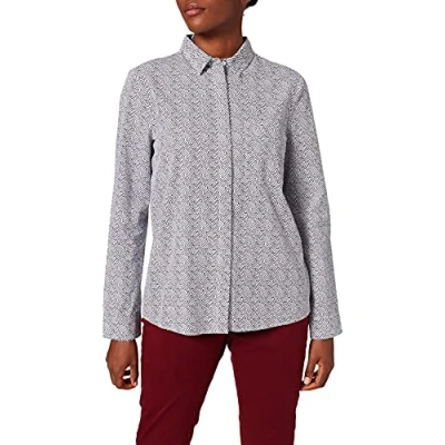 Abbildung von Yargıcı Damen Long Sleeve Shirt Hemd, Schwarz (Black 001), X Small