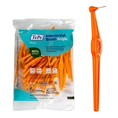 Abbildung von TePe Interdentalbürsten Angle orange 0,45 mm Multipack 25 Stück