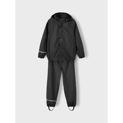 Abbildung von NAME IT Unisex NKNDRY RAIN NOOS Regen Set, Black, 92