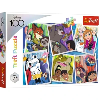 Abbildung von Trefl Puzzle Disney Heroes 100 jähriges Jubiläum 200 Teile