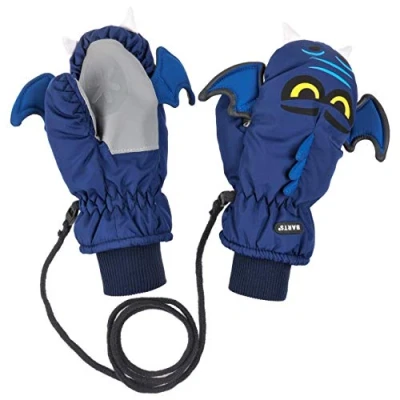 Abbildung von Barts Jungen Nylon Mitts 3d Fäustlinge, Blau (NAVY 0003), 75 (Herstellergröße: 3)