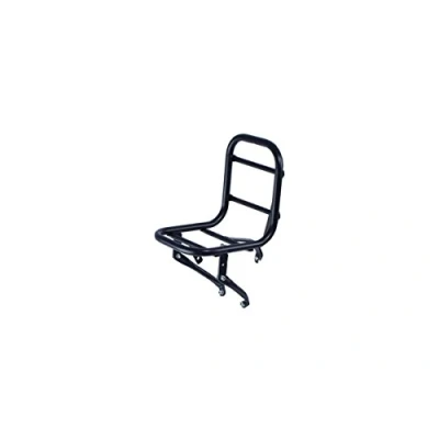 Abbildung von Vorderrad Gepäckträger Für 16 28&quot; Transportfahrrad Steco Mit V Bremse 18 X 20 Cm Mattschwarz