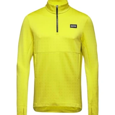 Abbildung von GORE WEAR Herren Everyday Thermo 1/4 zip Hemd, Neon Yellow, XL EU