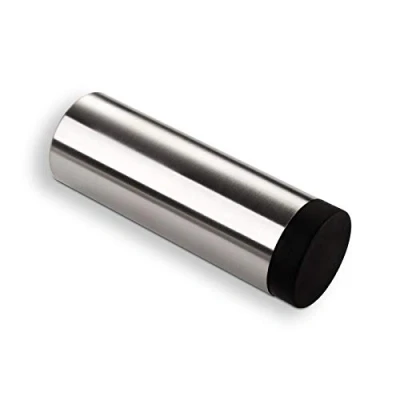Abbildung von 2 x SO TECH® Türstopper TOPPER echt Edelstahl Ø 30 mm Wandabstand 87 Wandtürstopper